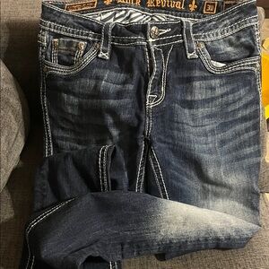 Rock Revival Dark Blue Skinny Jeans